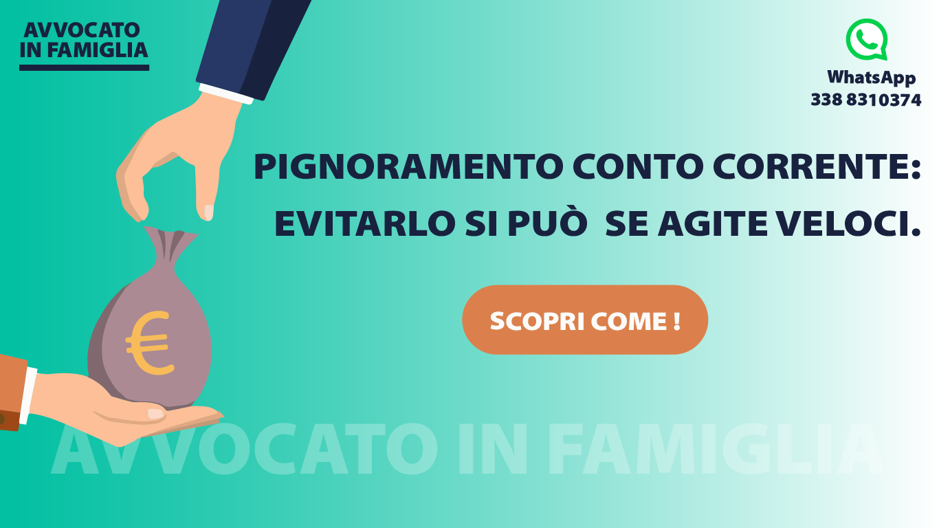 pignoramento conto