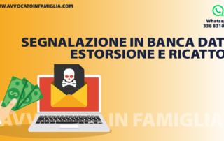 banca dati estorsioni e ricatto